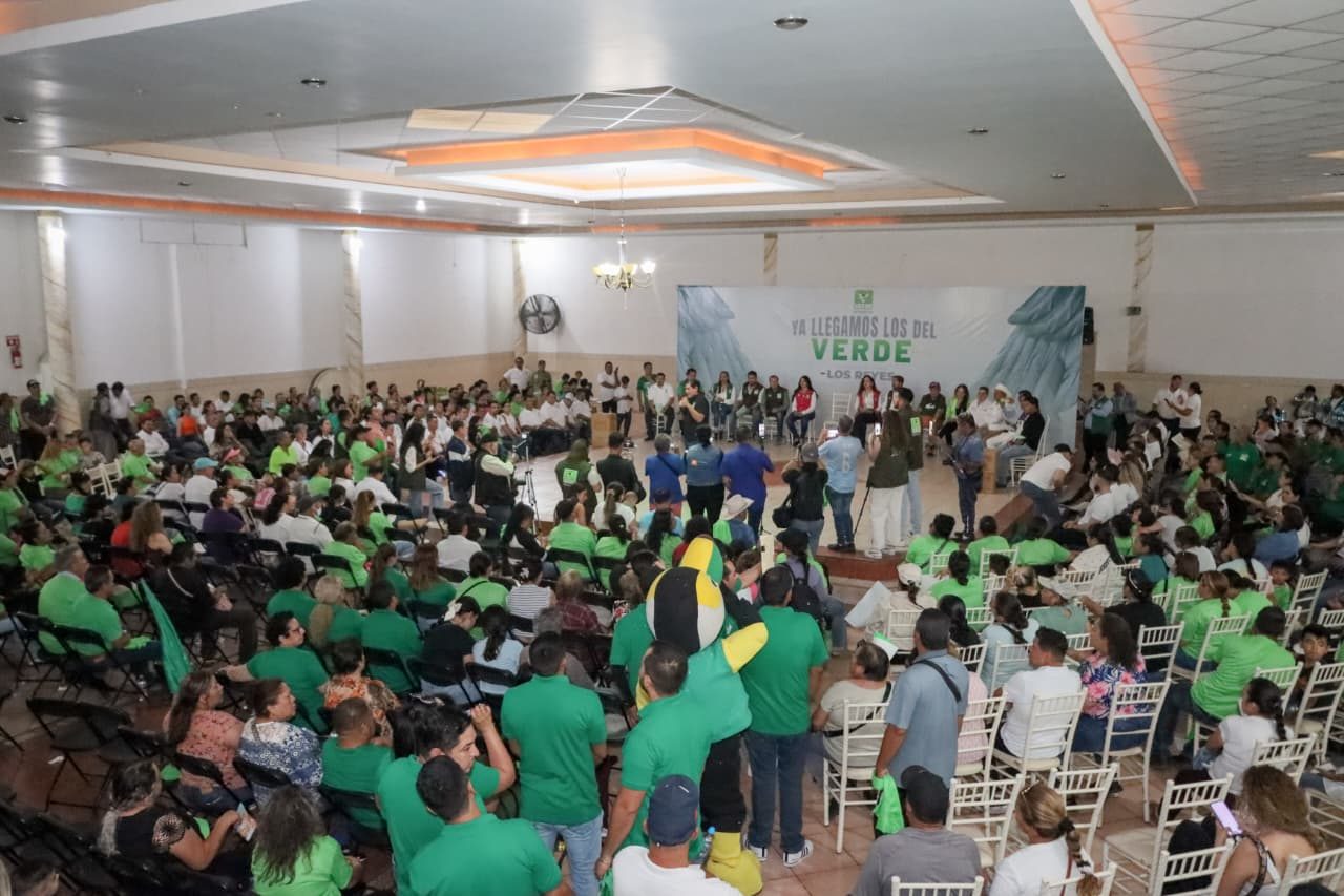 Asamblea regional del Partido Verde en Los Reyes con cientos de asistentes